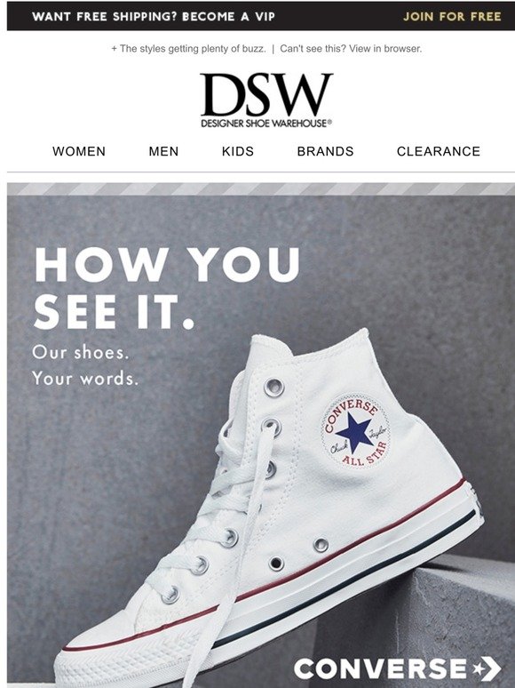 dsw shoes online shopping