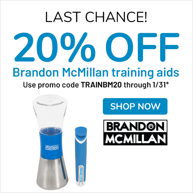 Petmate: 20% Off Brandon McMillan Dog Training Tools Now!