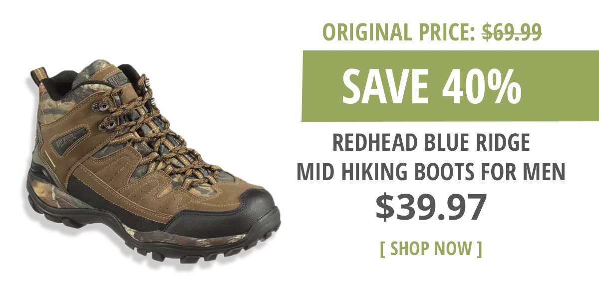 redhead blue ridge mid hiking boots