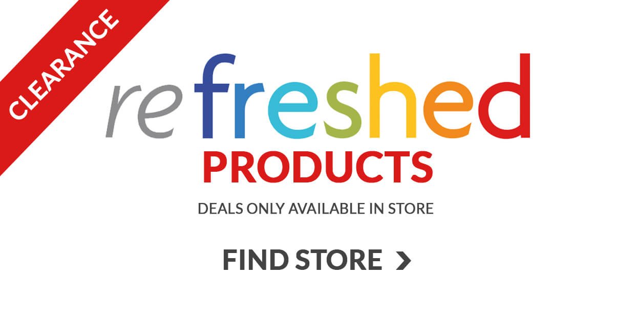 Refreshed products | Find store