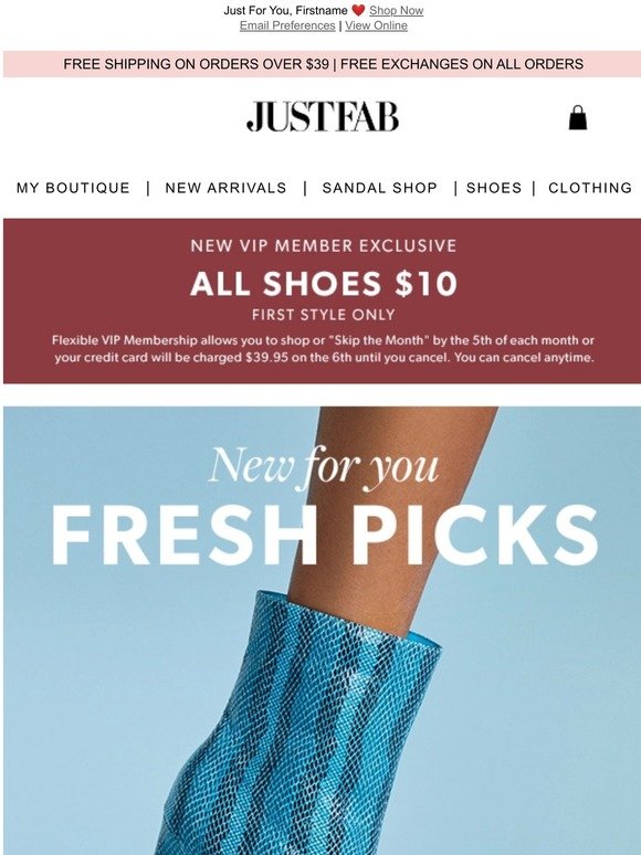 JustFab Email Newsletters: Shop Sales, Discounts, and ...
