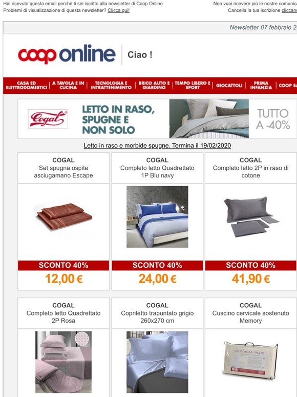 Cuscini Coop.Coop Letto E Bagno Cogal A 40 Milled