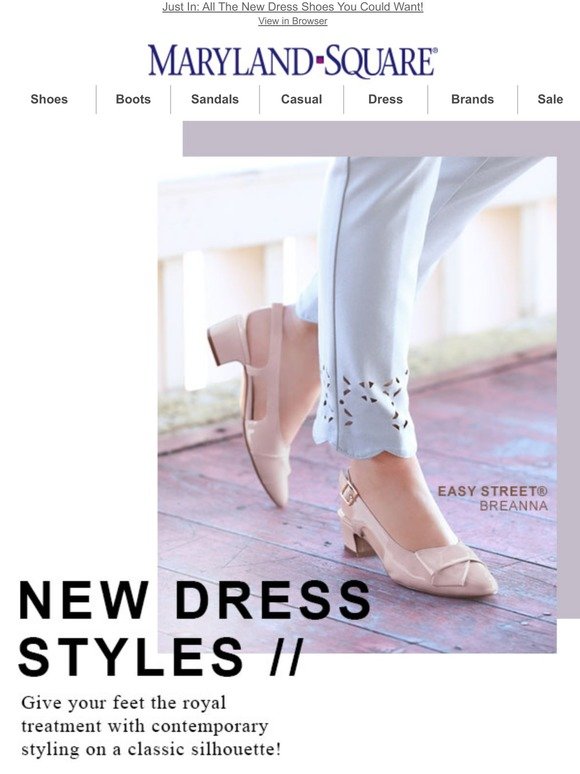 Maryland Square: All. New. Dress. Shoes 
