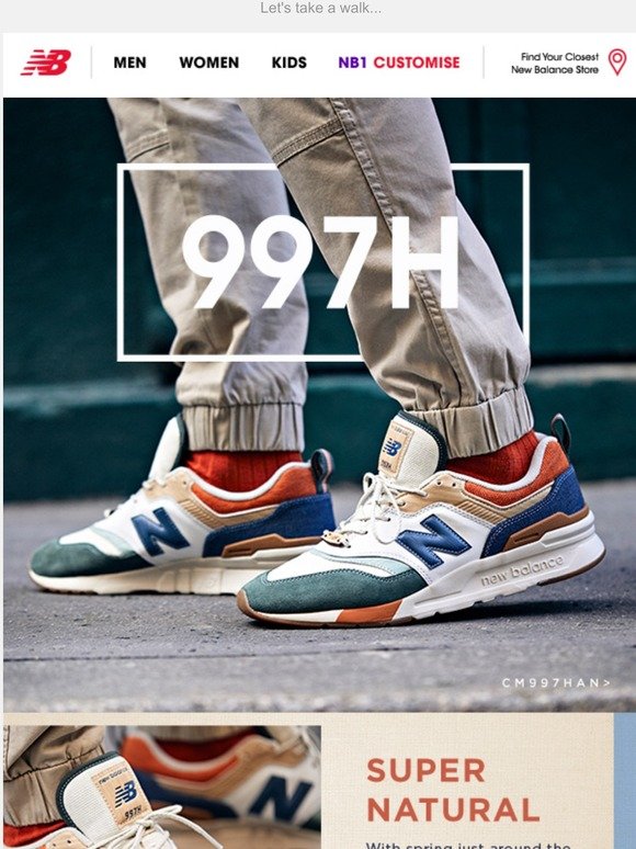 New Balance NORDICS: The 997H | Move with the seasons. | Milled