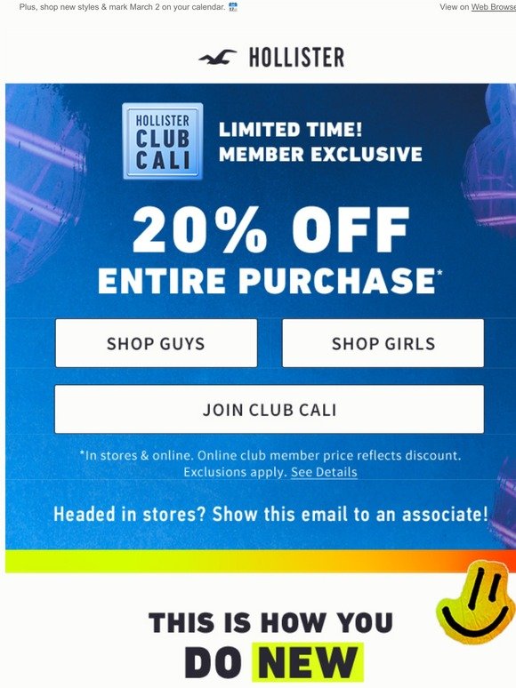 club cali discount code