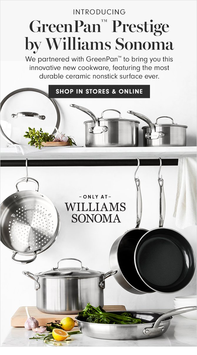 Williams-Sonoma: Introducing GreenPan Prestige by Williams Sonoma