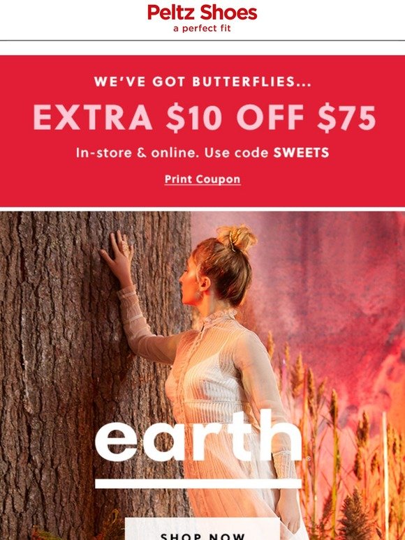 earth shoes coupon
