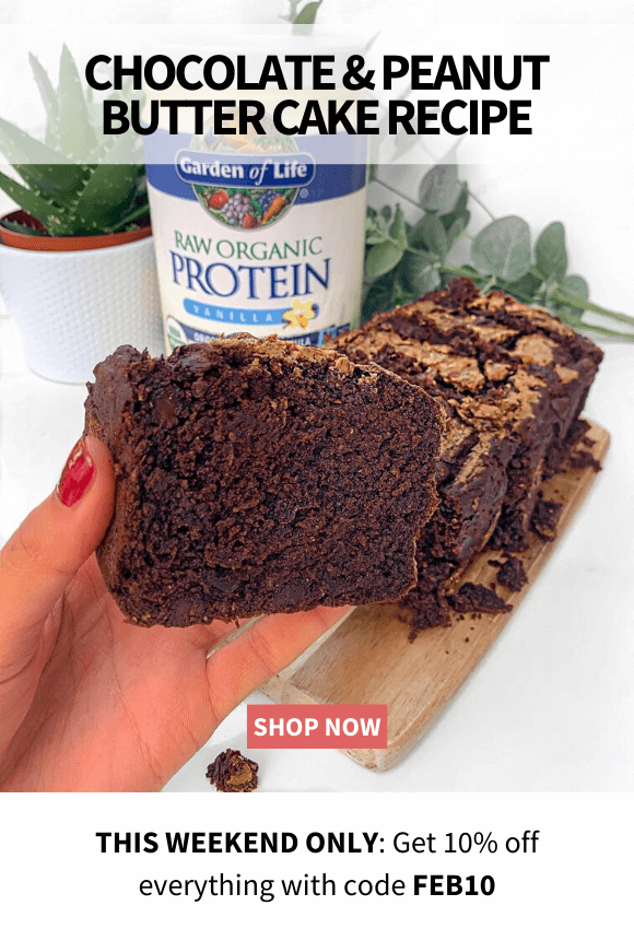 Garden Of Life Uk Protein Chocolate Peanut Butter Cake Inside