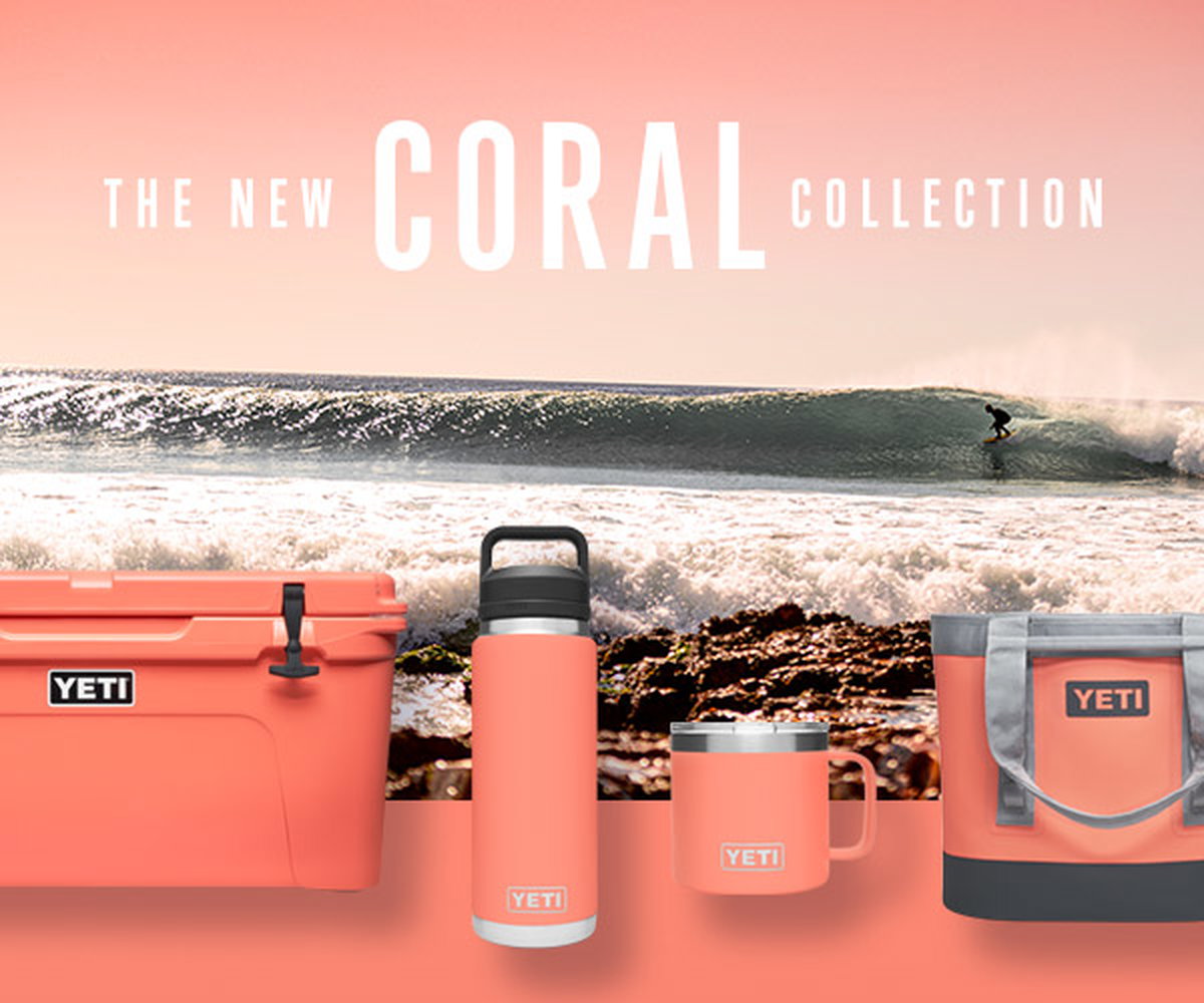 Now carrying the new coral collection from @yeti @nsb_outfitters  #nsoutfitters #yeti #builtforthewild #limitedtime