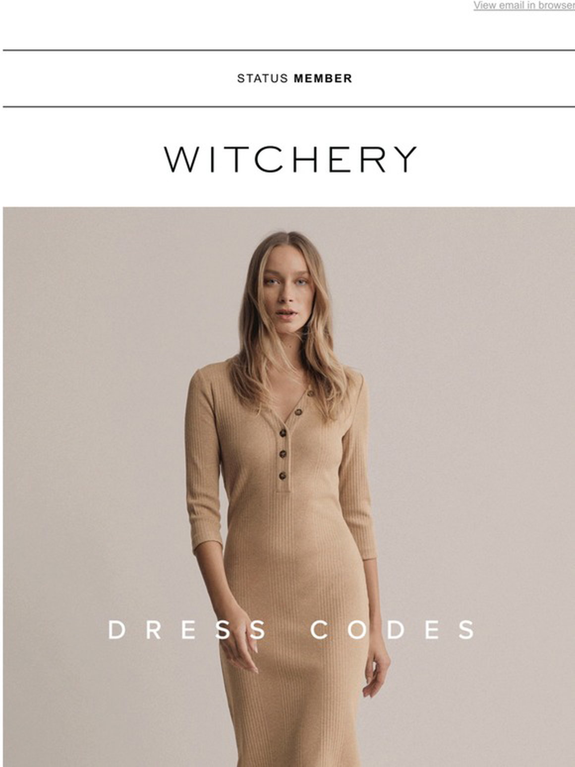 witchery jersey dress