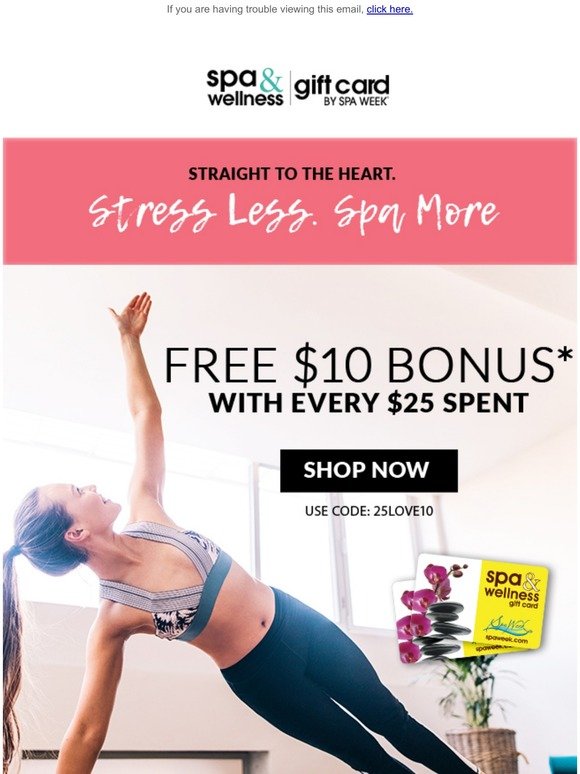 You'll Love This | Free $10 Bonus Card For Every $25 Spent