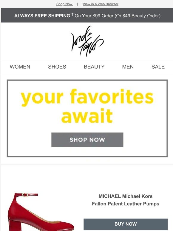 lord and taylor michael kors sneakers