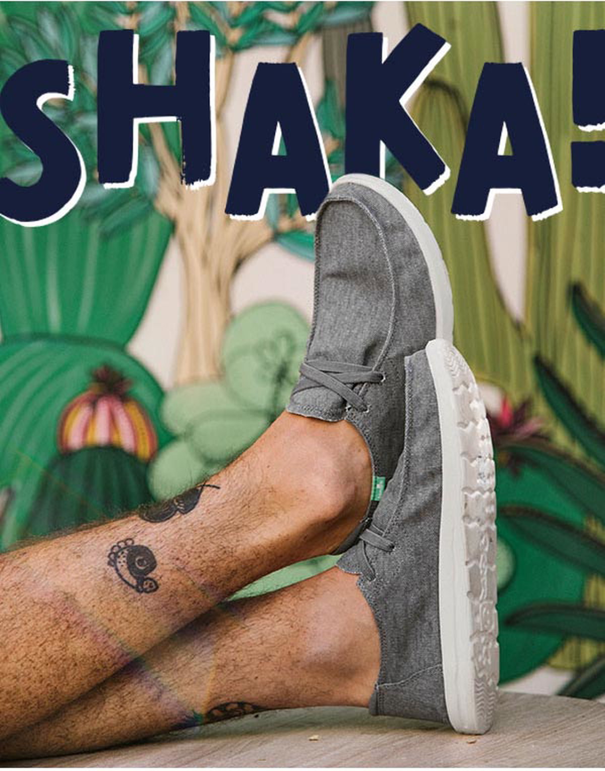 Sanuk: Shaka! Say aloha to a new kine shoe.