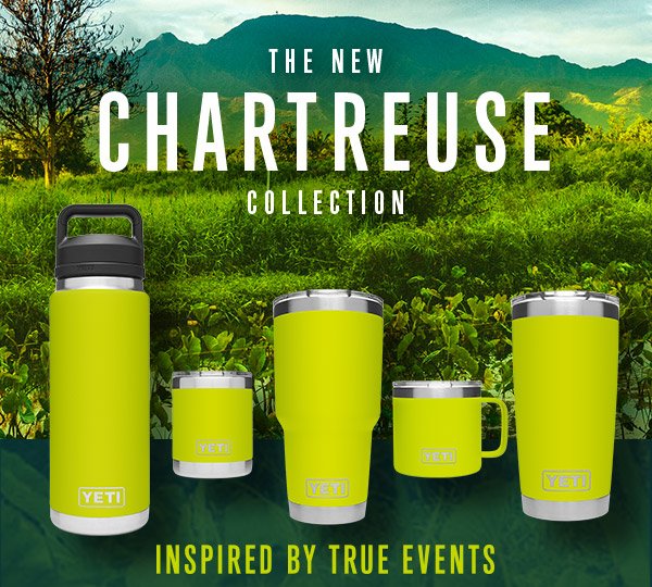 YETI: Introducing Chartreuse Drinkware