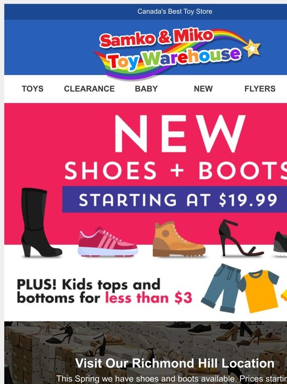 spring shoes canada clearance