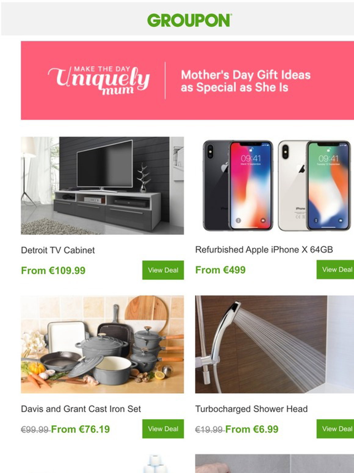Groupon Ireland Email Newsletters Shop Sales Discounts And