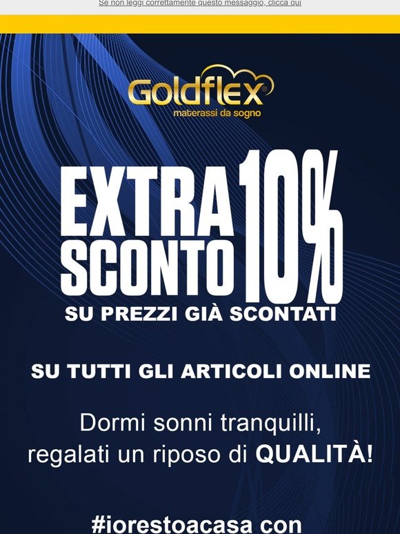 Goldflex Materassi.Goldflex It Email Newsletters Shop Sales Discounts And Coupon Codes