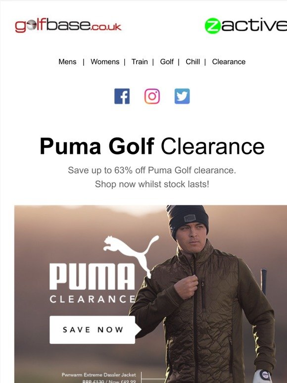 puma pwrwarm dassler golf jacket