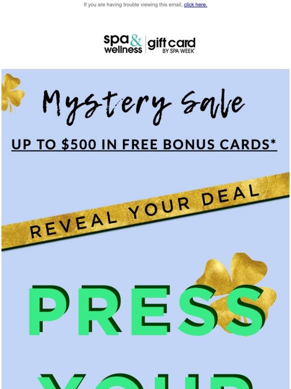 Save Some Green With This Mystery Deal