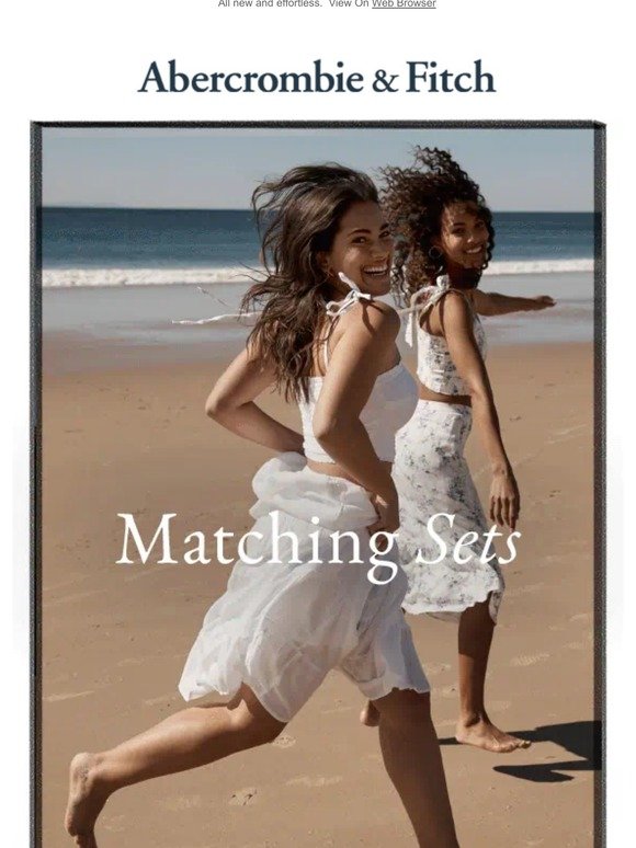 abercrombie fitch matching sets