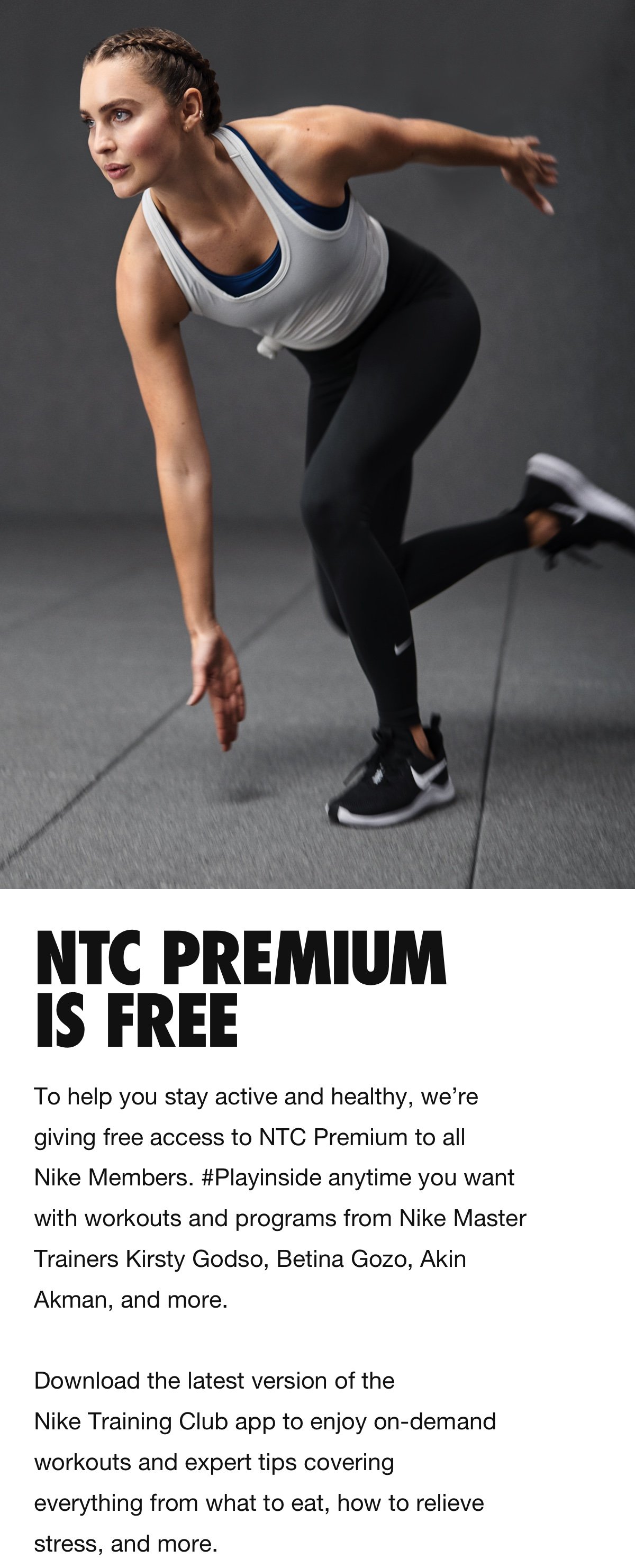 nike training club premium