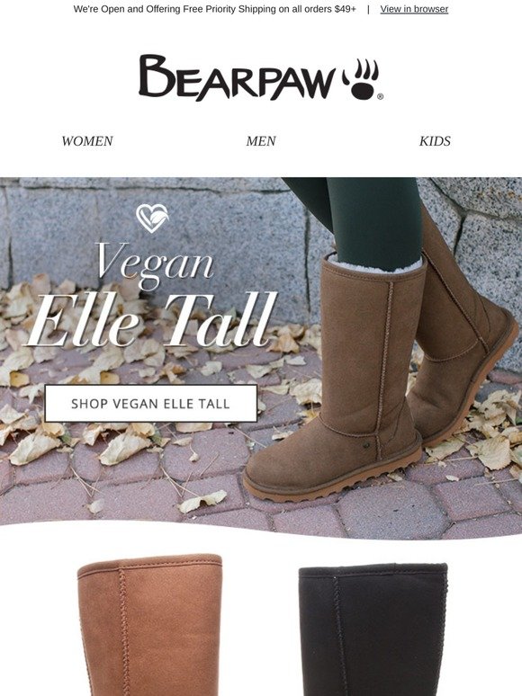 bearpaw vegan boots