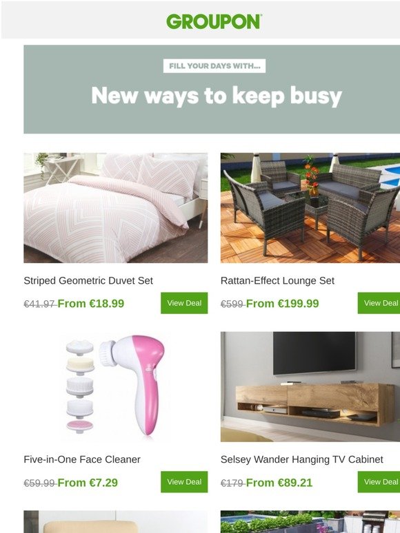 Groupon Ireland From Us To You Our Best Deals Milled