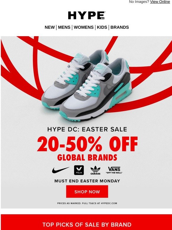 Hype DC: 20% All Nike \u0026 VEJA + 30% Off 