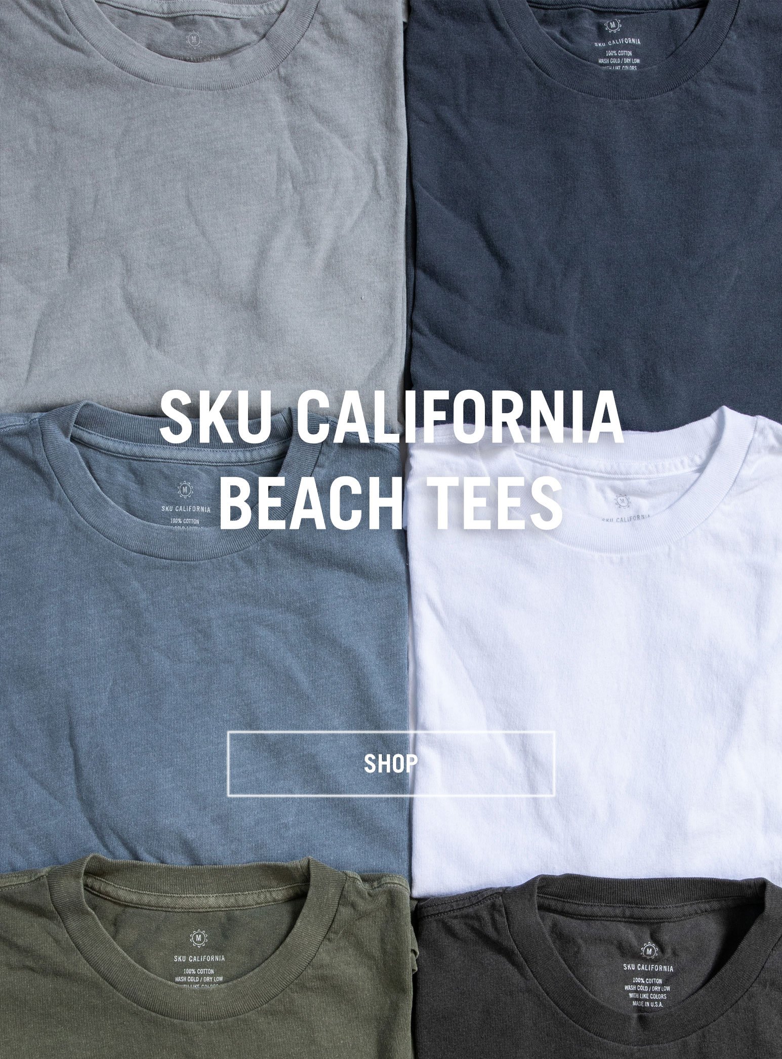 Save Khaki: SKU California Beach Tees | Milled