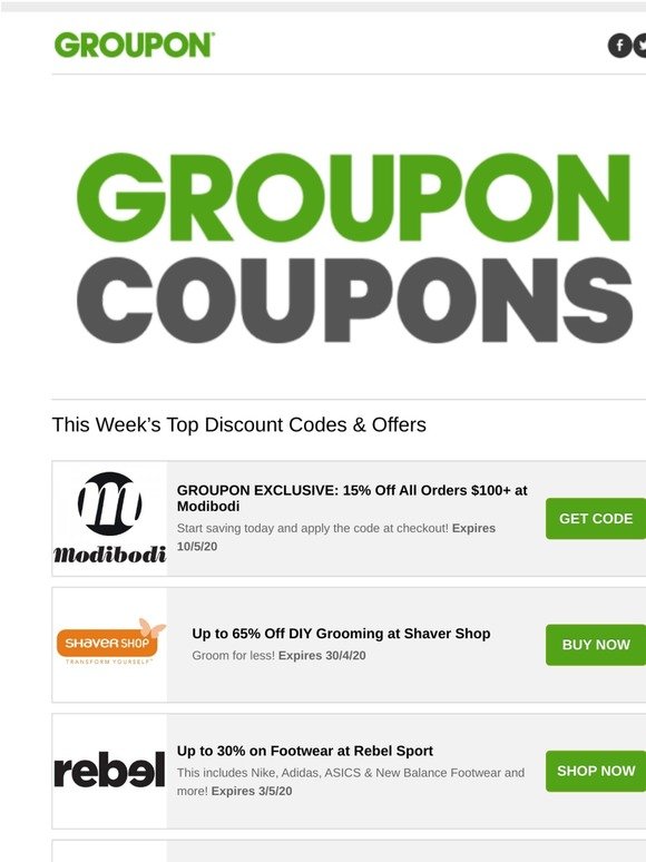 groupon nike discount code