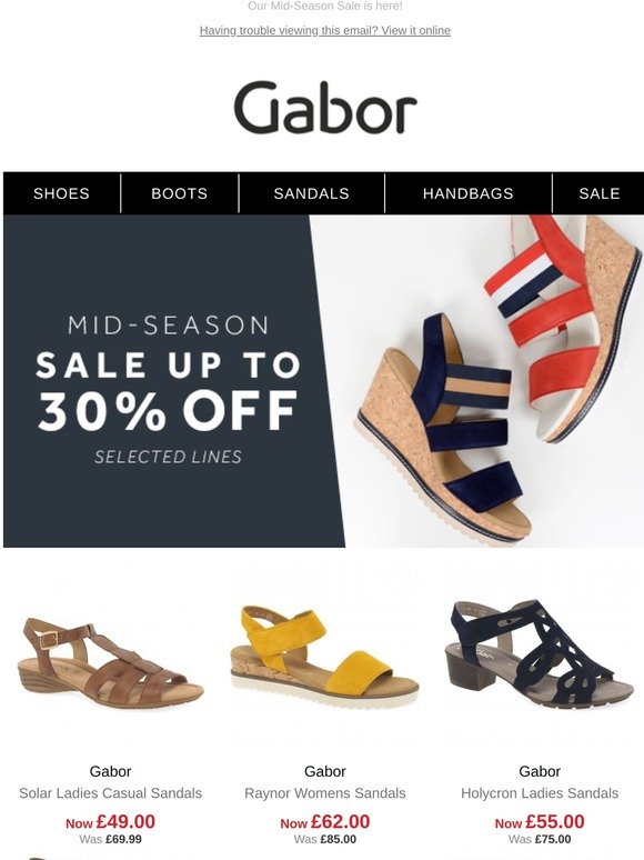 gabor womens sandals