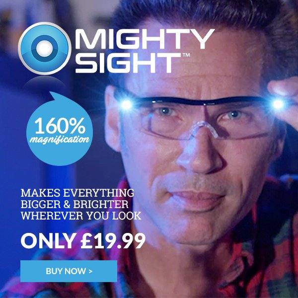 JML Direct: Magnifying eyewear with built in lights