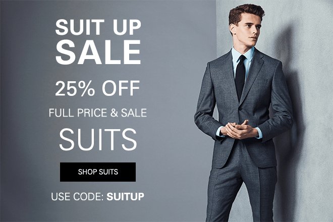 hugo suits sale
