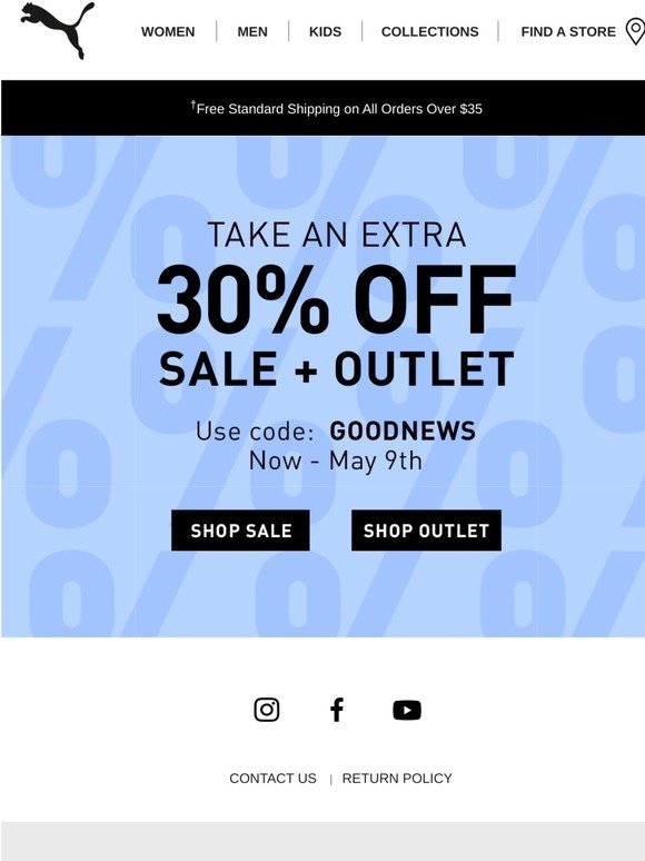 puma outlet discount code