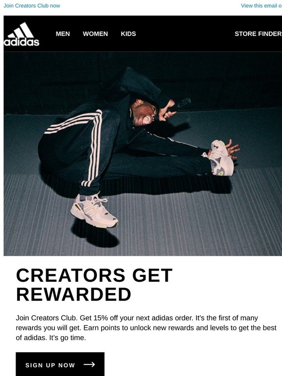 what do adidas points get you