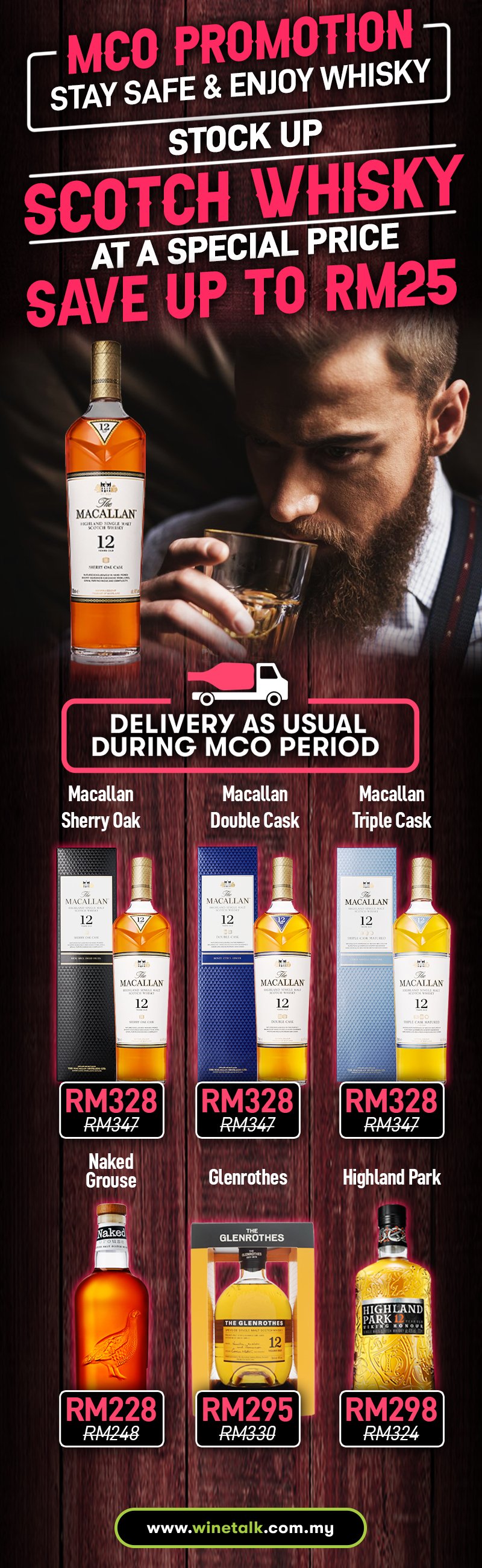Wine Talk Peninsular Malaysia Save Up To Rm25 With Mco Promotion Scotch Whisky At Special A Price Milled
