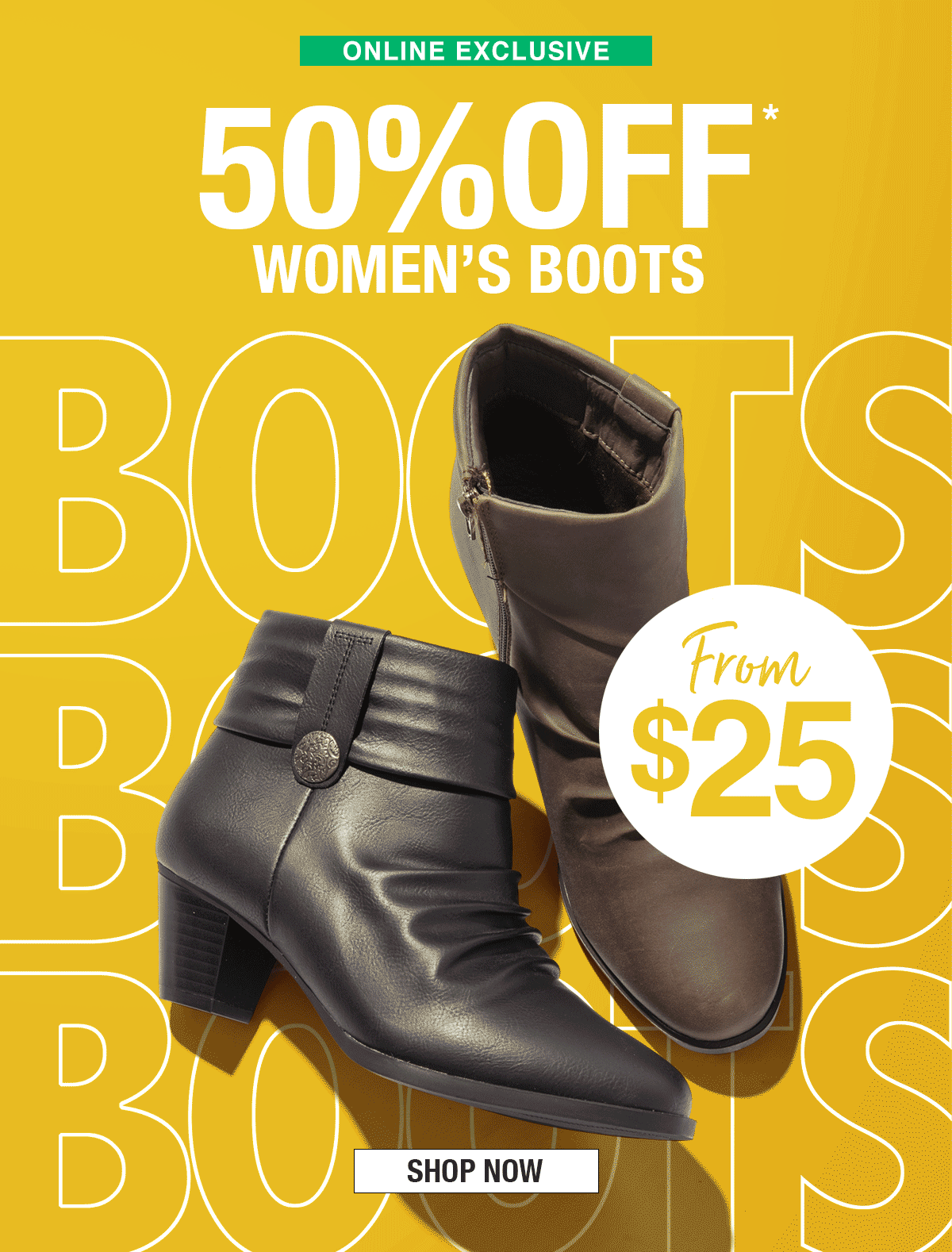 shop women's boots online