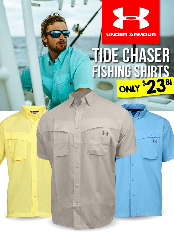 Field Supply: (SA_FS_BONUS_2) $23.81 Under Armour Tide Chaser Fishing Shirt!