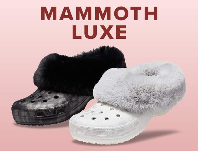 crocs mammoth luxe clog