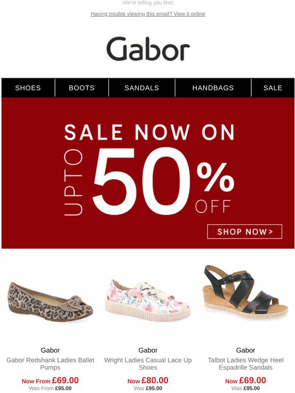 Gabor Shoes: SALE: Up to 50% Off! | Milled