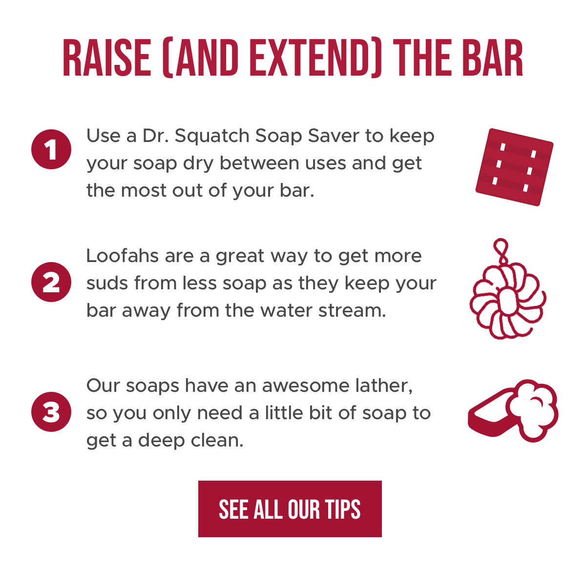 Dr. Squatch: How to Make Your Soap Last Longer