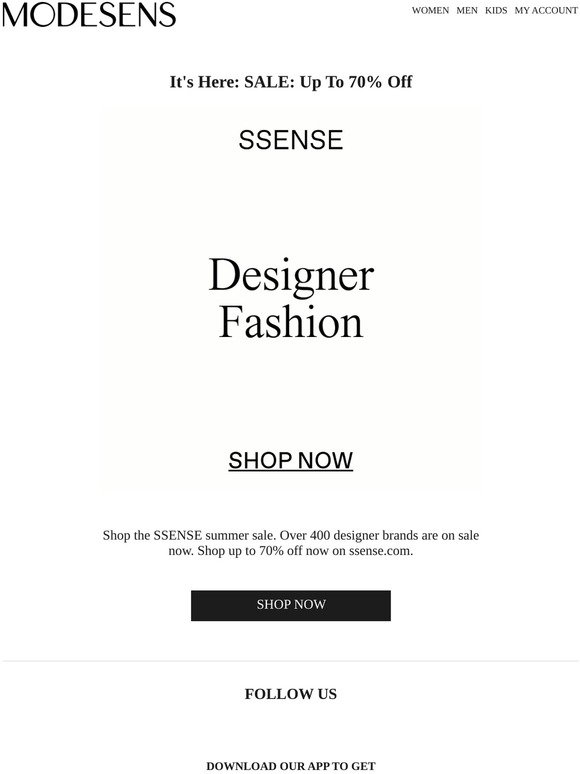 ssense designer sale