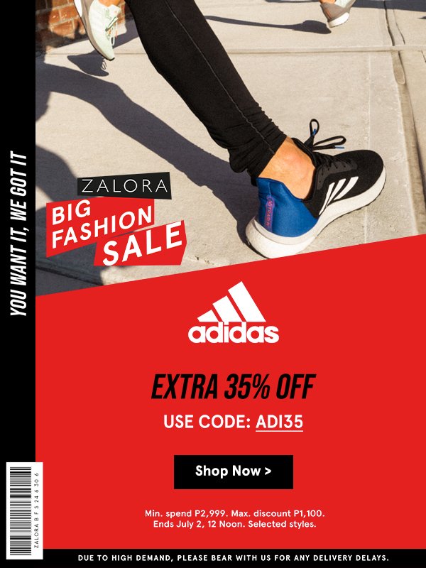 ZALORA - PH: Don't miss out on adidas 