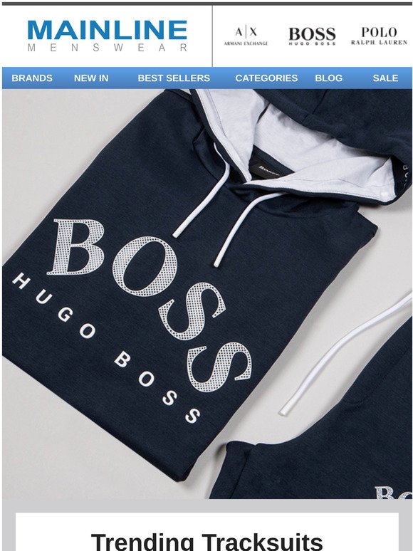 hugo boss tracksuit mainline menswear