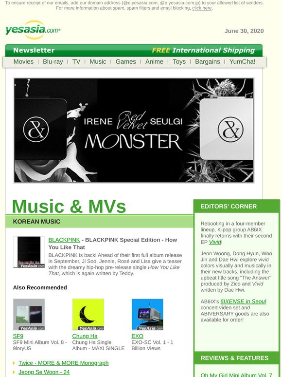 Yesasia Email Newsletters Shop Sales Discounts And Coupon Codes Page 4