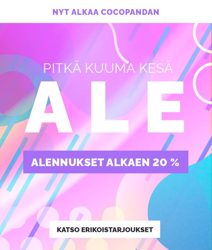 Alennuskoodit Cocopanda Suomi elokuu 2020