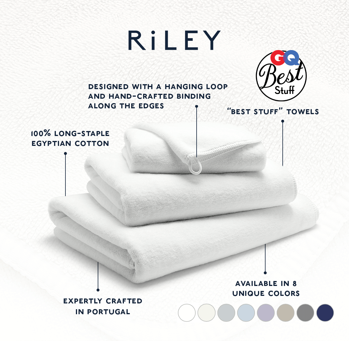 Riley : Award-winning towels for the ultimate spa day