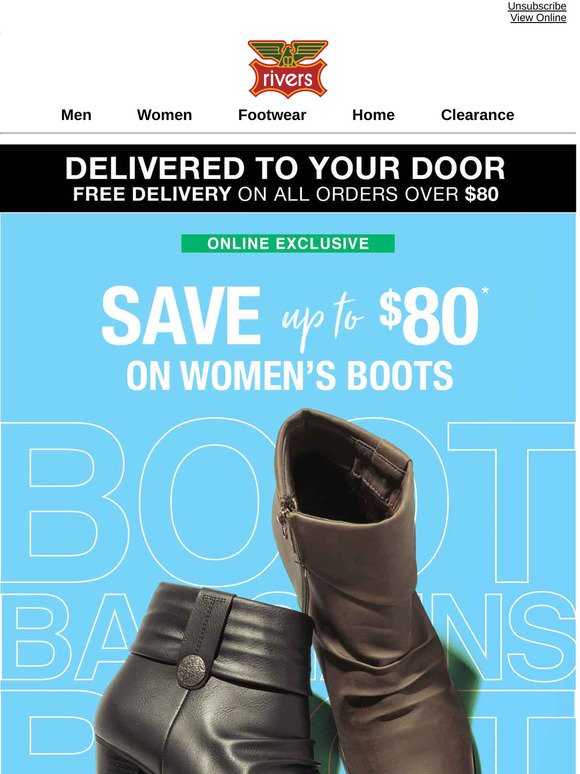 rivers ladies boots sale