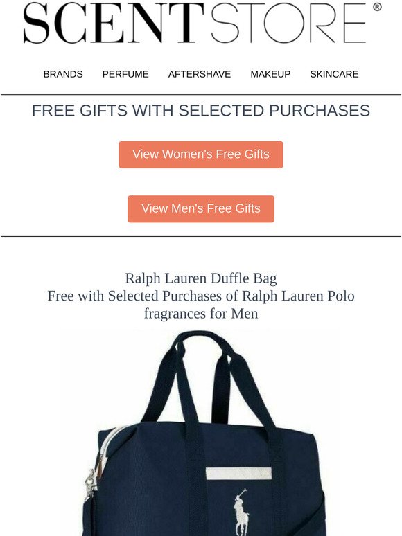 ralph lauren men's perfume with free bag