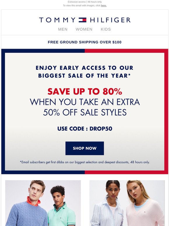 tommy hilfiger memorial day sale 